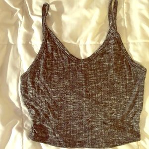 Gray cami crop top *NEW*